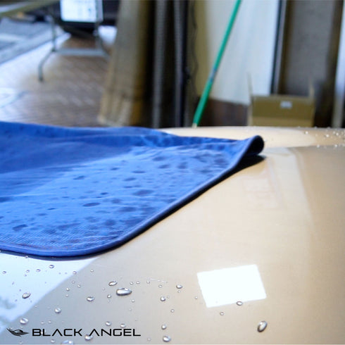 BLACK ANGEL 爆吸水タオル Mサイズ 70×90cm 超吸水マイクロファイバークロス 洗車用